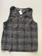 Blouse Sleeveless By Nine West Apparel In Plaid, Size: L For Cheap