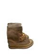 Boots Combat By Tory Burch In Brown, Size: 9 Online