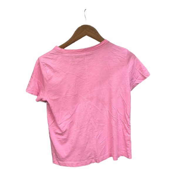 Top Short Sleeve Basic By Loft In Pink, Size: S For Discount