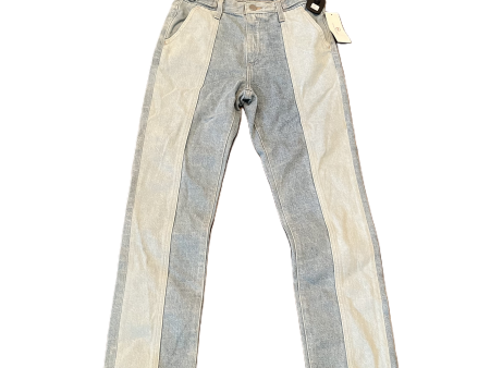 Blue Denim Jeans Straight By Adriano Goldschmied, Size: 2 Supply