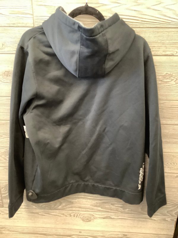 Athletic Sweatshirt Hoodie By Under Armour In Black, Size: L Online Hot Sale