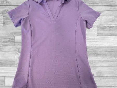 Athletic Top Short Sleeve By Lady Hagen In Purple, Size: Xs Online Hot Sale