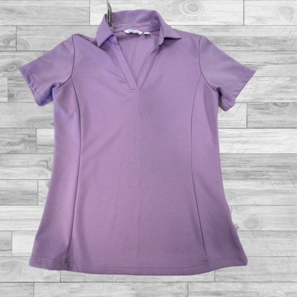 Athletic Top Short Sleeve By Lady Hagen In Purple, Size: Xs Online Hot Sale