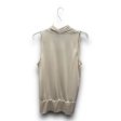 Blouse Sleeveless By Boston Proper In Cream, Size: M Fashion