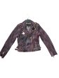 Jacket Leather By Black Rivet In Purple, Size: Xs For Cheap