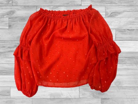 Top Long Sleeve By Bebe In Red, Size: S Online