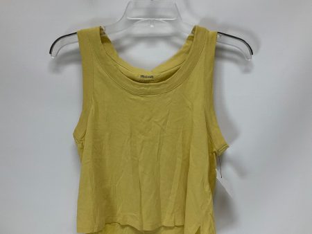 Yellow Top Sleeveless Madewell, Size S Online Hot Sale