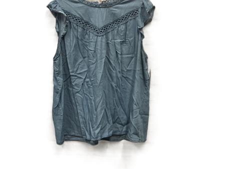 Top Sleeveless By Torrid In Blue, Size: 1x Online now