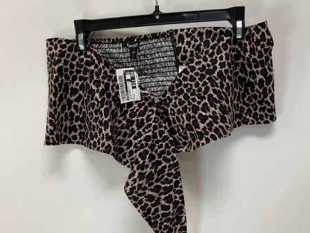 Animal Print Top Sleeveless Express, Size M Online Sale