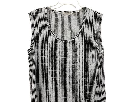 Top Sleeveless By Athleta In Striped Pattern, Size: M Cheap