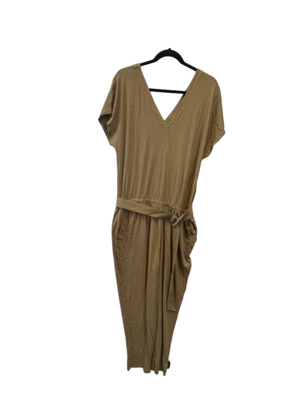 Jumpsuit Designer By Atm In Tan, Size: L Online Hot Sale