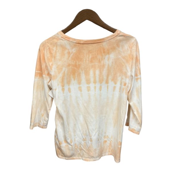 Top 3 4 Sleeve By Chicos In Tie Dye Print, Size: S For Sale