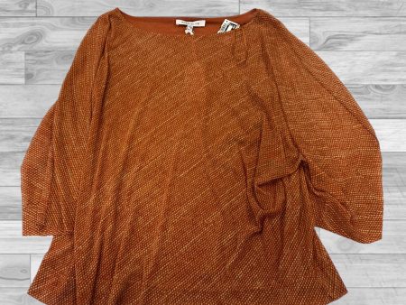 Top 3 4 Sleeve By Rose And Olive In Orange, Size: S Online Sale