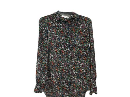 Blouse Long Sleeve By Vila Milano In Multi-colored, Size: Xs Supply