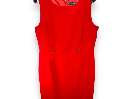 Dress Casual Midi By Tahari By Arthur Levine In Red, Size: 16 For Sale