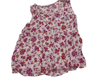 FLORAL PRINT BLOUSE SLEEVELESS by GAP Size:XS Supply