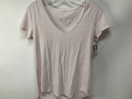 Athletic Top Short Sleeve By Lululemon In Pink, Size: 6 Online Sale