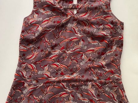 Blouse Sleeveless By Cabi In Floral, Size: S For Cheap