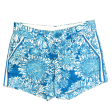 Shorts Designer By Lilly Pulitzer In Blue & White, Size: 0 Fashion