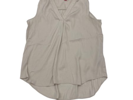 TAN BLOUSE SLEEVELESS by VINCE CAMUTO Size:XS Discount