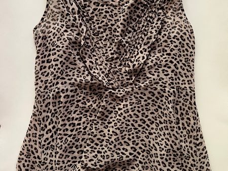 Blouse Sleeveless By Cabi In Animal Print, Size: S Discount