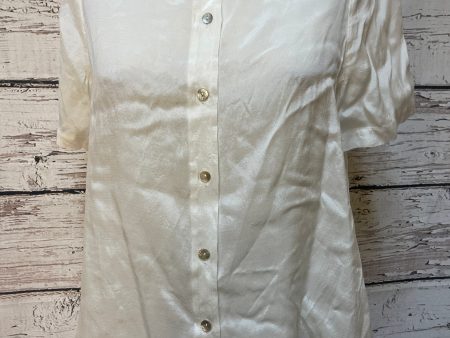 Blouse Short Sleeve By Chan Luu In White, Size: S Online Sale