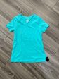 Top Short Sleeve By Time And Tru In Teal, Size: S Online Sale