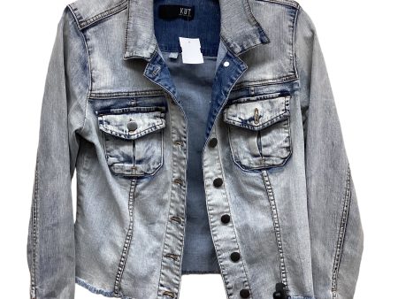 Jacket Denim By Kut In Blue Denim, Size: M For Sale