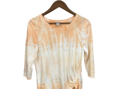 Top 3 4 Sleeve By Chicos In Tie Dye Print, Size: S For Sale