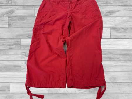 Capris By Loft In Red, Size: 4 Discount