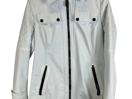 Jacket Designer By Michael By Michael Kors In White, Size: S on Sale