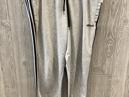 Athletic Pants By Adidas In Grey, Size: 2x Fashion