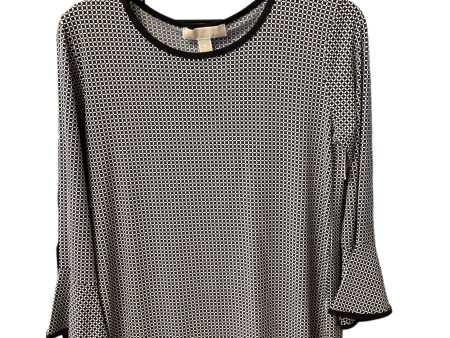 Top Long Sleeve Designer By Michael By Michael Kors In Black, Size: S on Sale