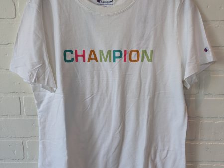 Top Short Sleeve Basic By Champion In White, Size: M Online now