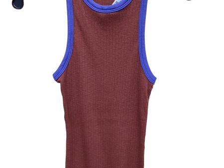 Top Sleeveless By Sundry In Blue & Red, Size: S Sale