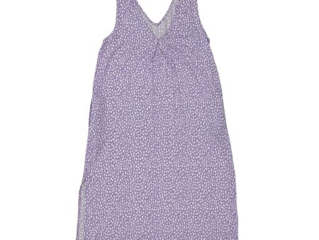 PURPLE & WHITE NIGHTGOWN by JOYSPUN Size:L Hot on Sale