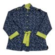 Jacket Windbreaker By Matilda Jane In Blue & Green, Size: L Supply