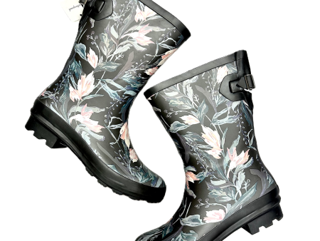 Boots Rain By A New Day In Floral Print, Size: 7 Online Hot Sale