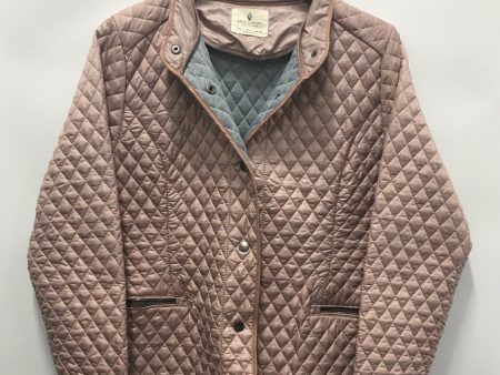 Jacket Puffer & Quilted By Jade & Ivory by 26 International In Pink, Size: L For Cheap