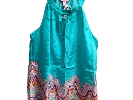 Top Sleeveless By Lilly Pulitzer In Aqua, Size: Xs Hot on Sale