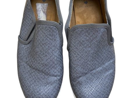 Shoes Flats By Clothes Mentor In Grey, Size: 8.5 For Cheap