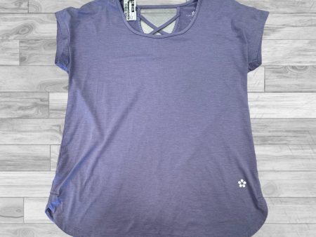 Athletic Top Short Sleeve By Tuff Athletics In Purple, Size: S Online now