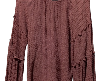 Blouse Long Sleeve By Umgee In Red, Size: L For Sale