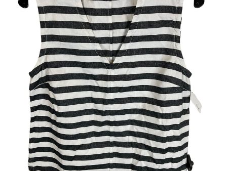 Top Sleeveless Designer By Kate Spade In Grey, Size: M Online