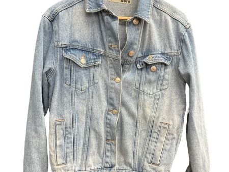 Jacket Denim By Top Shop In Blue Denim, Size: S For Cheap