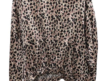 Top Long Sleeve By Zara In Animal Print, Size: Xxl Fashion