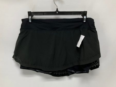 Athletic Skort By Lululemon In Black, Size: 4 For Sale