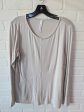 Top Long Sleeve Basic By Tahari By Arthur Levine In Brown, Size: L Cheap