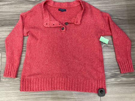 Sweater By American Eagle In Red, Size: S Hot on Sale