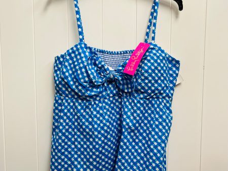 Top Sleeveless By Lilly Pulitzer In Blue, Size: 12 Hot on Sale